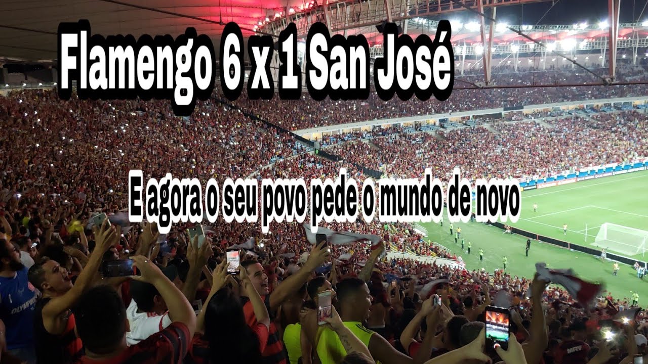Flamengo 6 x 1 San José - Chocolate grátis e favela em festa