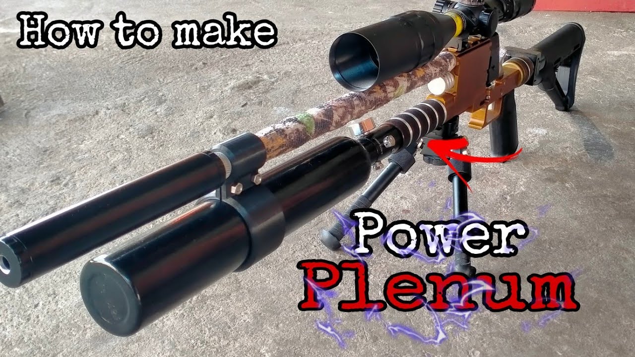 Power Plenum for Pcp Airguns homemade on a mini lathe