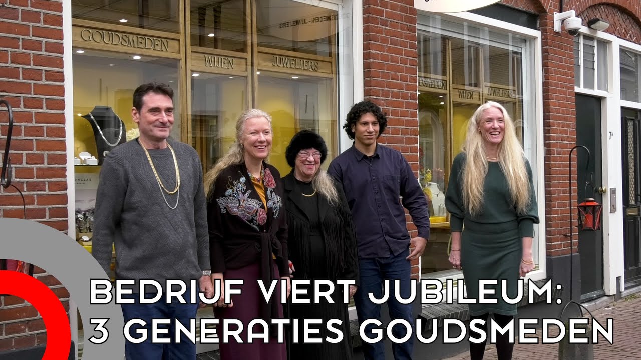 Familiebedrijf viert jubileum: drie generaties goudsmeden