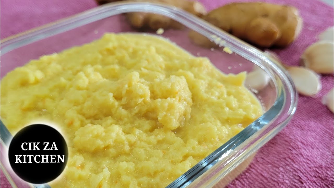 Ginger Garlic Paste | Pes bawang putih halia sedap dan tahan lama
