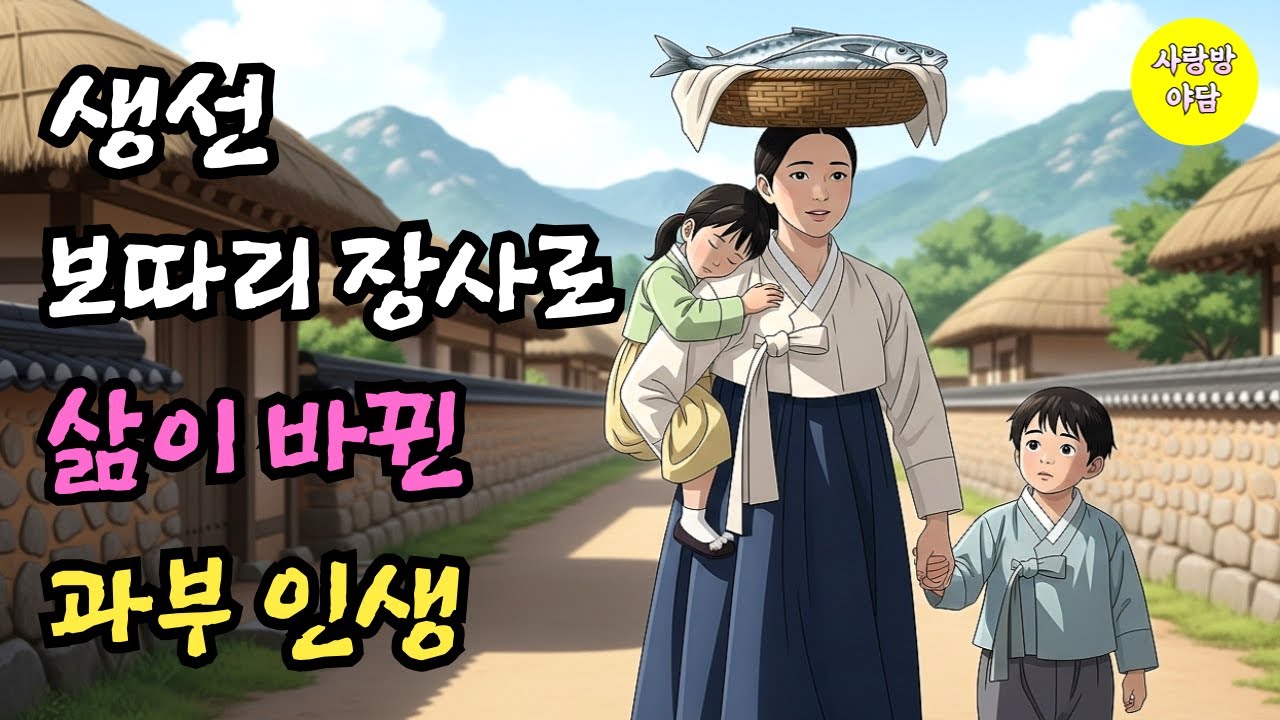 생선 보따리 장사로 삶이 바뀐 과부의 인생 이야기