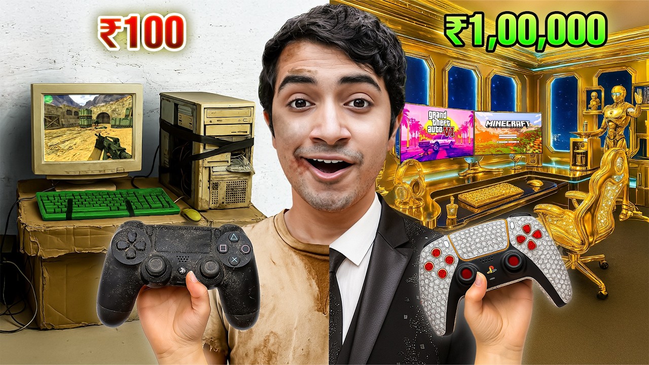 Cheapest Vs Most Expensive Gaming Room!