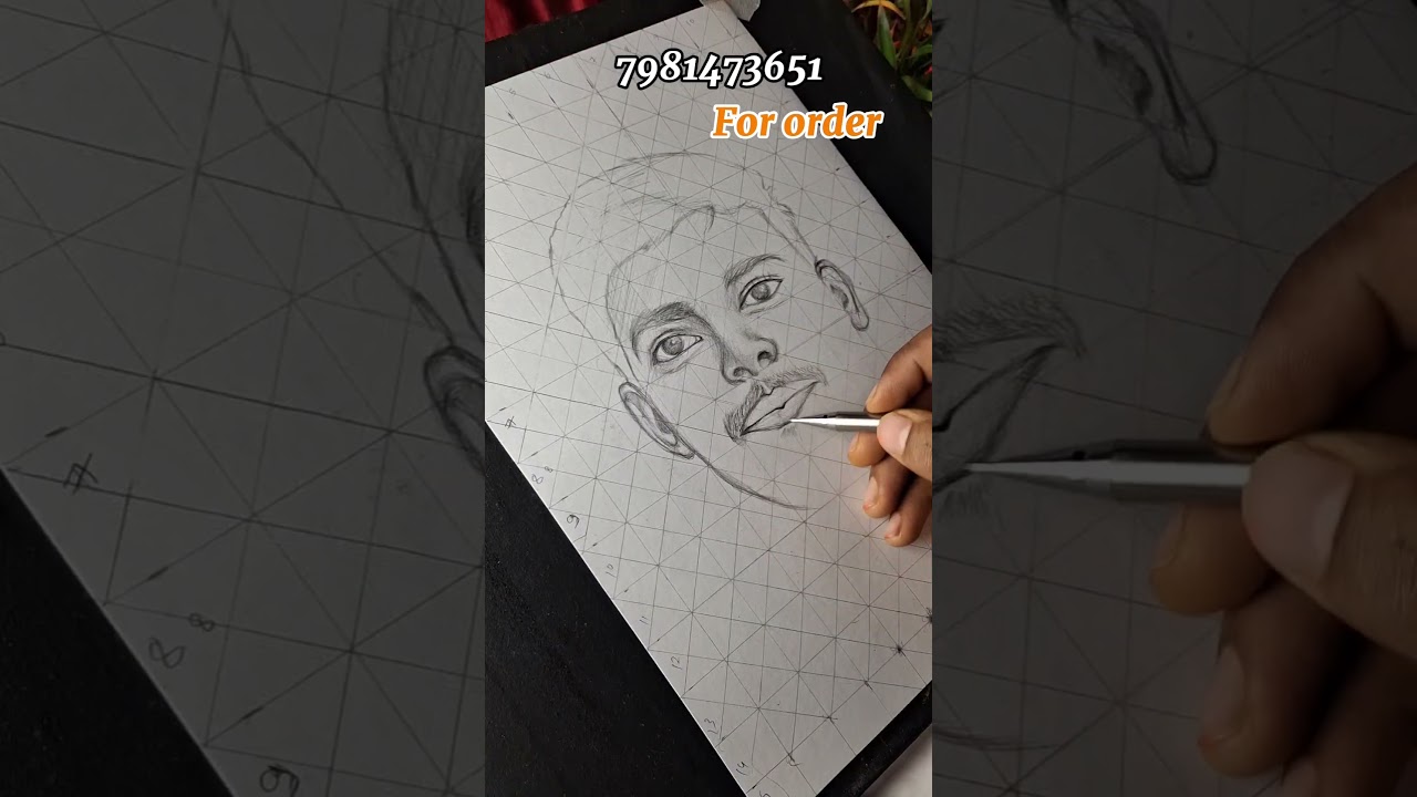 Commission Work ✨️ Charcoal Drawing #sketch #art #commission #work