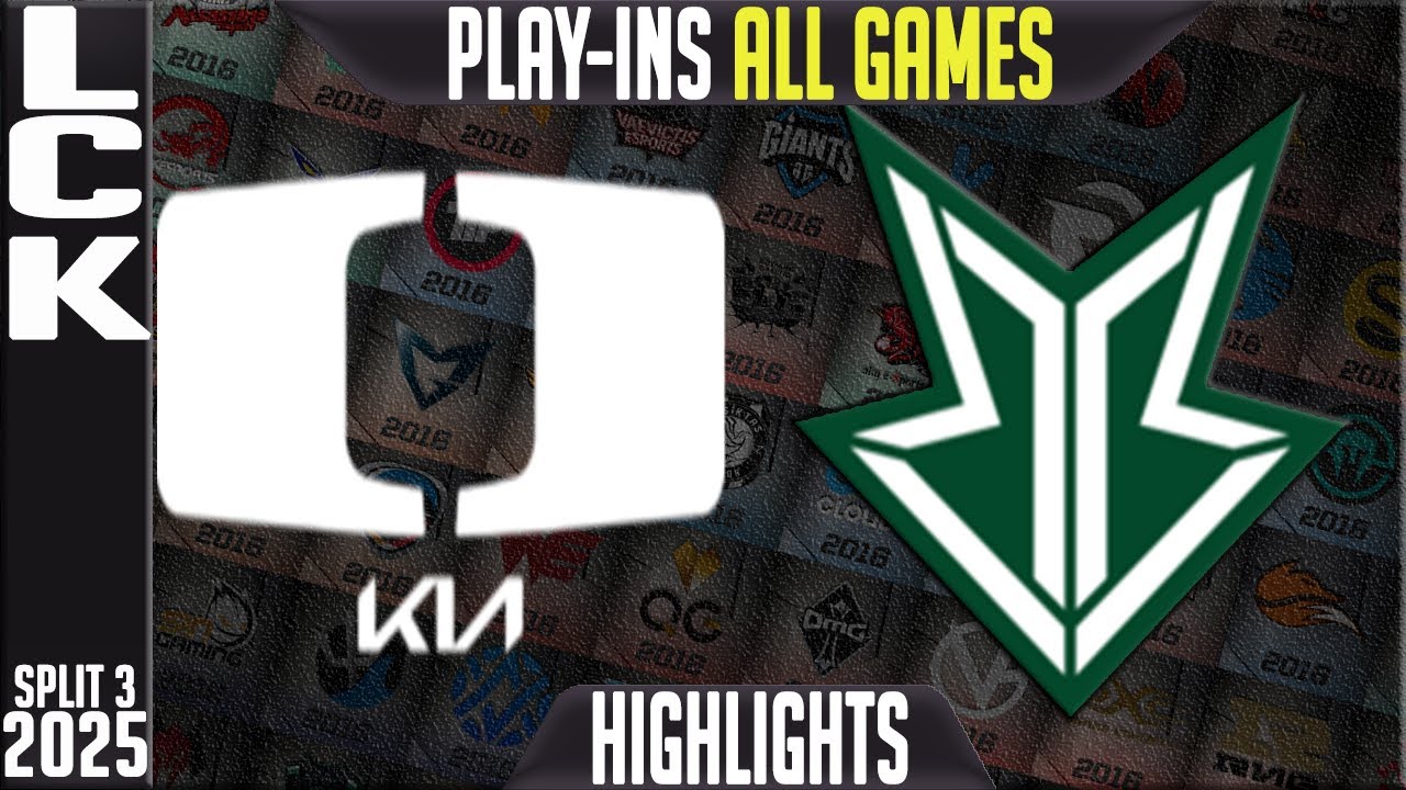 DK vs BRO &ndash; skr&oacute;t WSZYSTKIE MECZE | LCK 2025 Play-offy Play-In | Damwon KIA vs OK Savings Brion