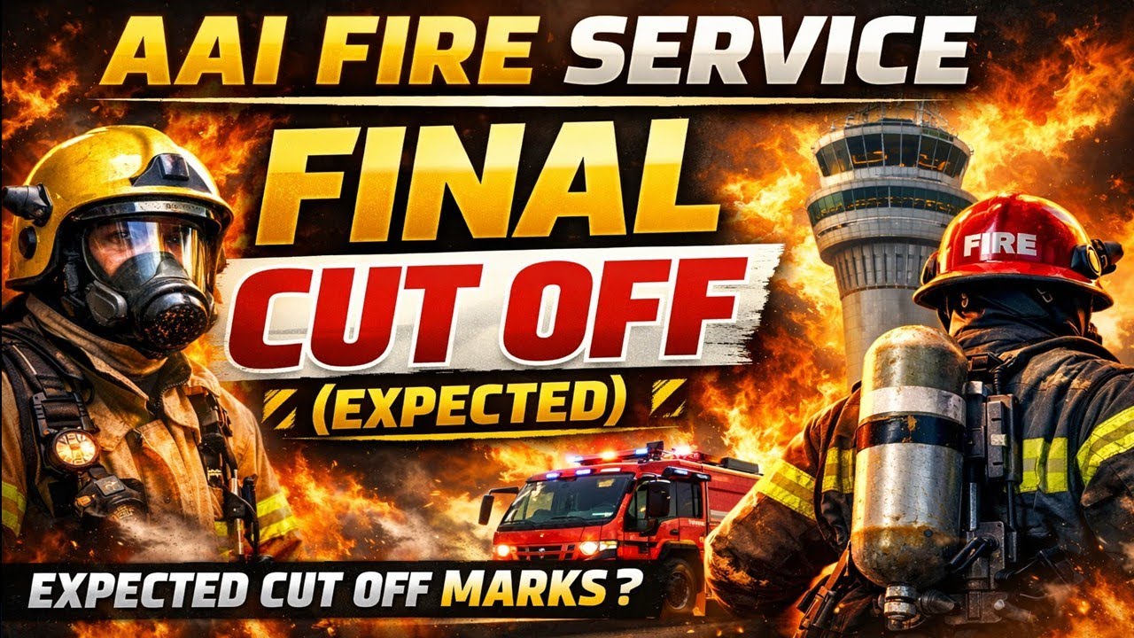 AAI Fire Service Final Cut off 2026 (Expected) !! Data Based Analysis | Category Wise Cut Off |