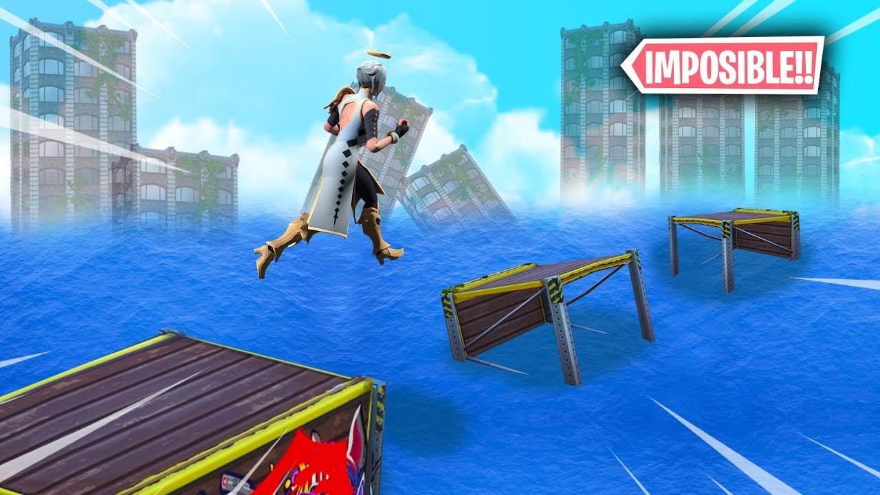 *NUEVO PARKOUR IMPOSIBLE RUINED CITY 2* FORTNITE  PARKOUR