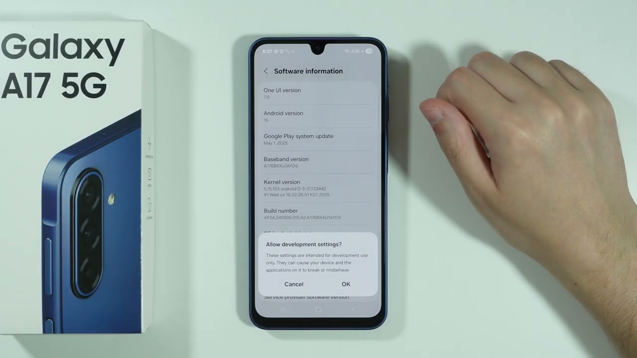 Samsung Galaxy A17: How to Show GPU/FPS Graphs (GPUWatch)