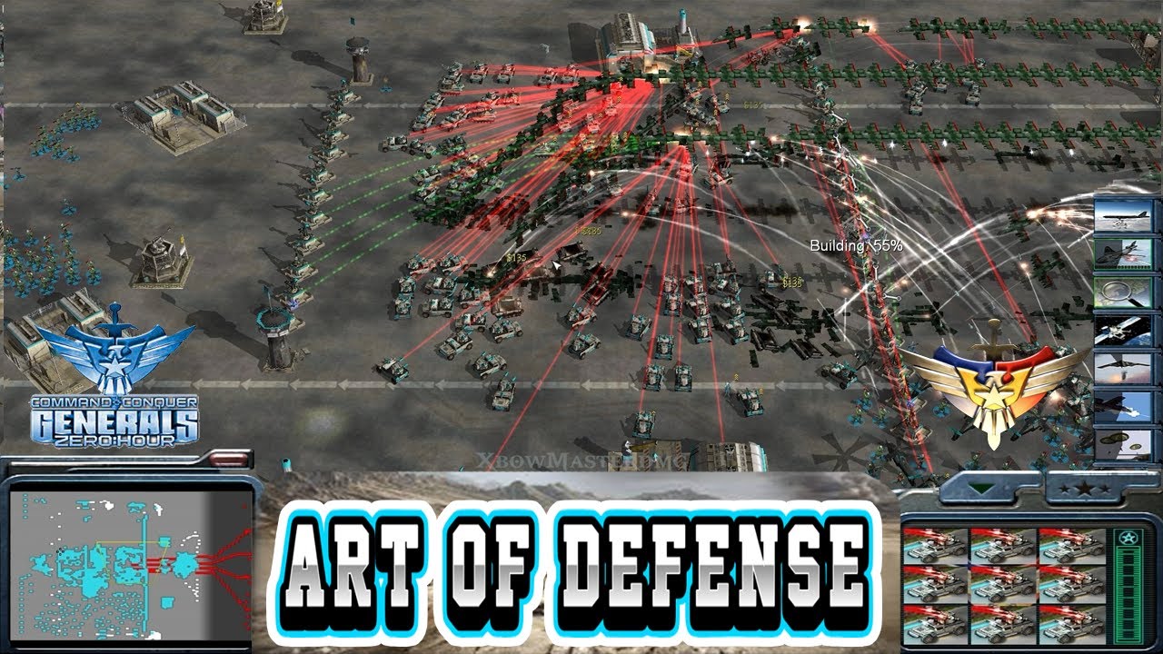 Command & Conquer Generals Zero Hour - ART OF DEFENSE Gameplay AOD (1080p 60fps) P41