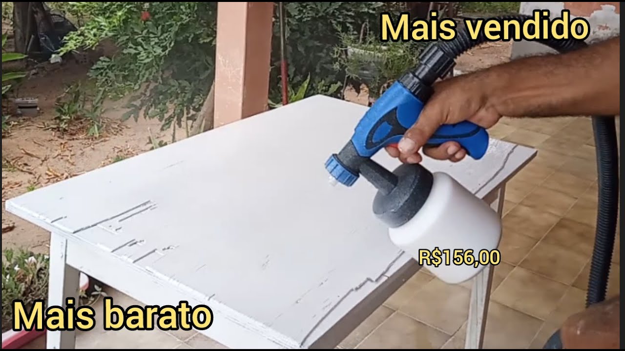 Pistola pulverizadora de pintura presta? Aprenda a regular a sua pistola de pintura pulverizadora.