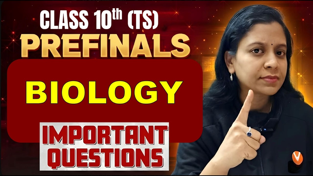 TS SSC Biology Prefinal: Most Important Questions! 🧬 | Sunaina Mam