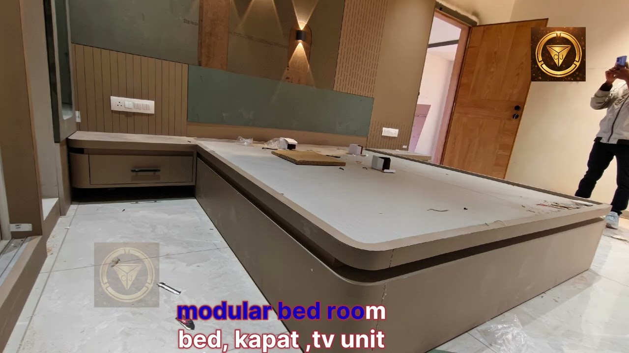 CJWOODCRAFT |Modular Bedroom|Bed Kapat Tv unit 