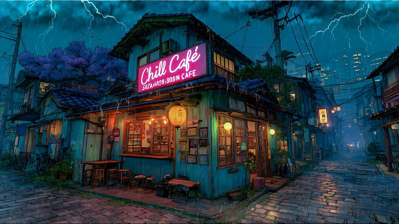 Lost in 90s Rain ☔ Chill Lofi for Study, Work & Reflective Nights | Long Mix