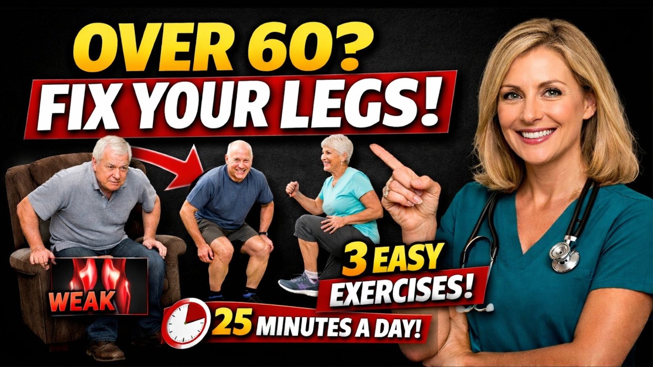 Over 60? The 2026 Longevity Reset 3 Exercises to Reclaim Your Legs Muscle | Senior Health Tips