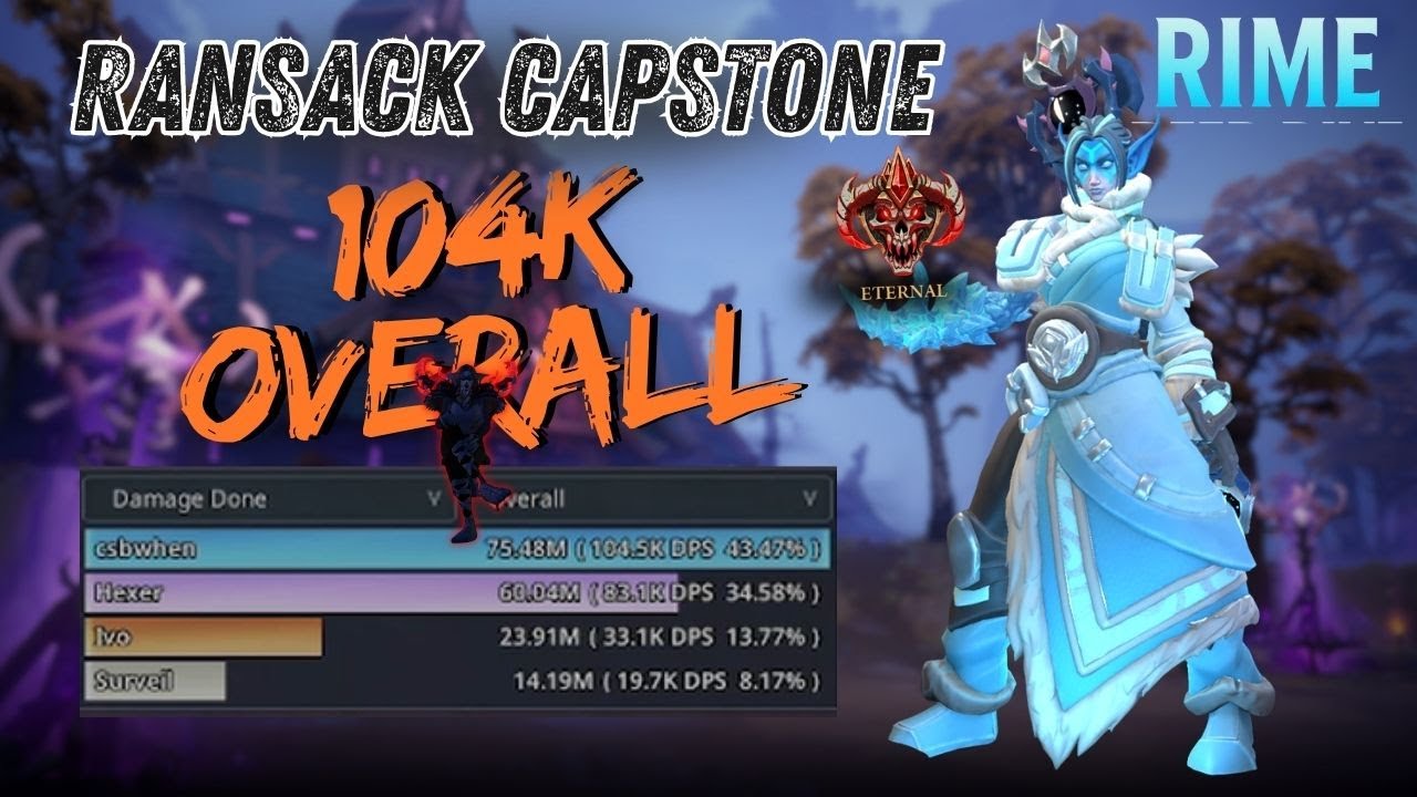 RANSACK GOT DELETED - 104K Overall Eternal Rime