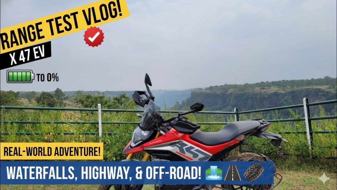 X47 Range Test in Real Life on Glide Mode 🌊 | Highway + Off-Road + City Ride Adventure ⚡