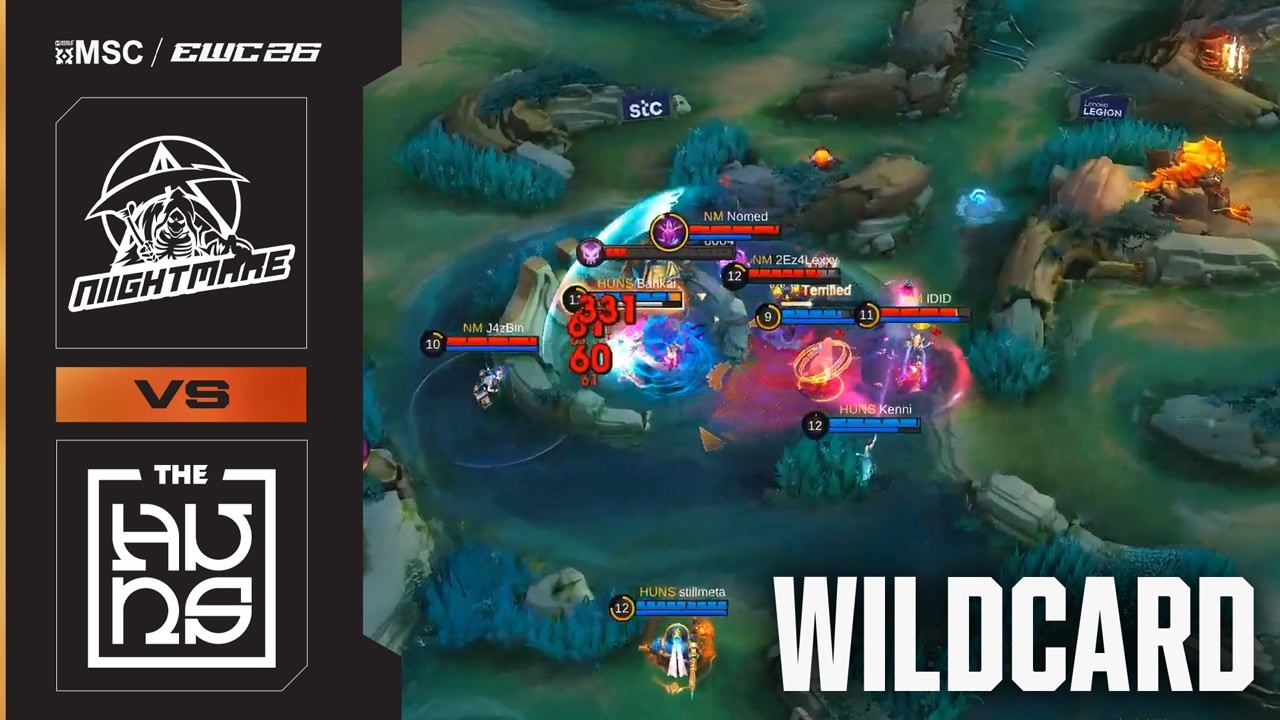 The Huns Esports vs. Niightmare Esports | MSC Wildcard at EWC 26 - HIGHLIGHTS