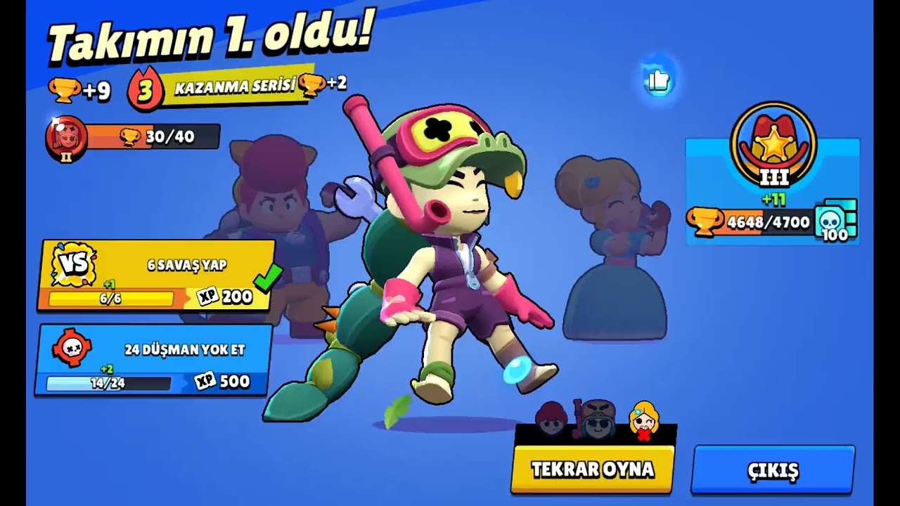 Brawl Starsda 2 ultra  ve 1 alli 1 crow çıktı ben şoktayım 