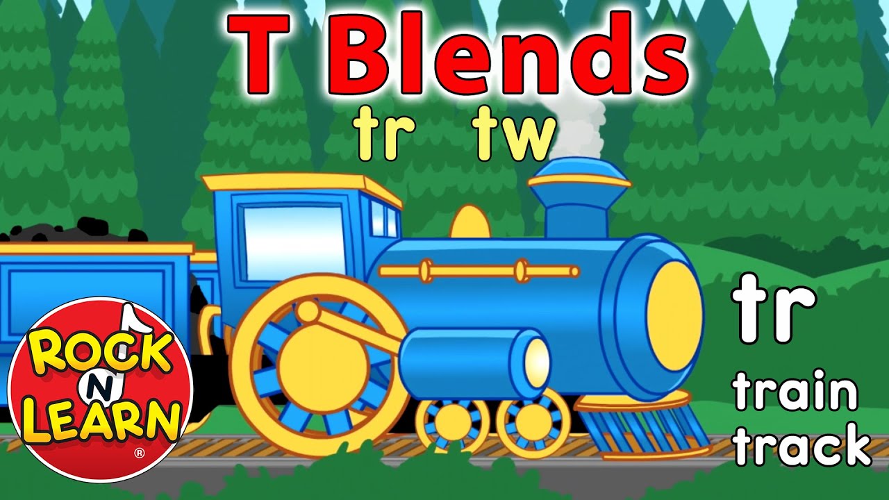 Beginning Consonant Blends with T | Learn to Read: tr, tw | Rock ’N Learn