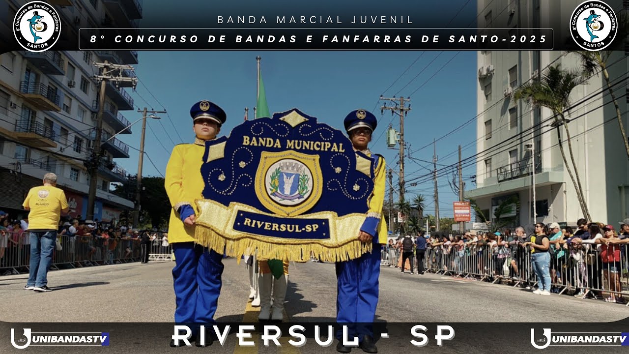 Banda Municipal de RIVERSUL - SP | 8 Concurso de Bandas de Santos 2025 (Completo