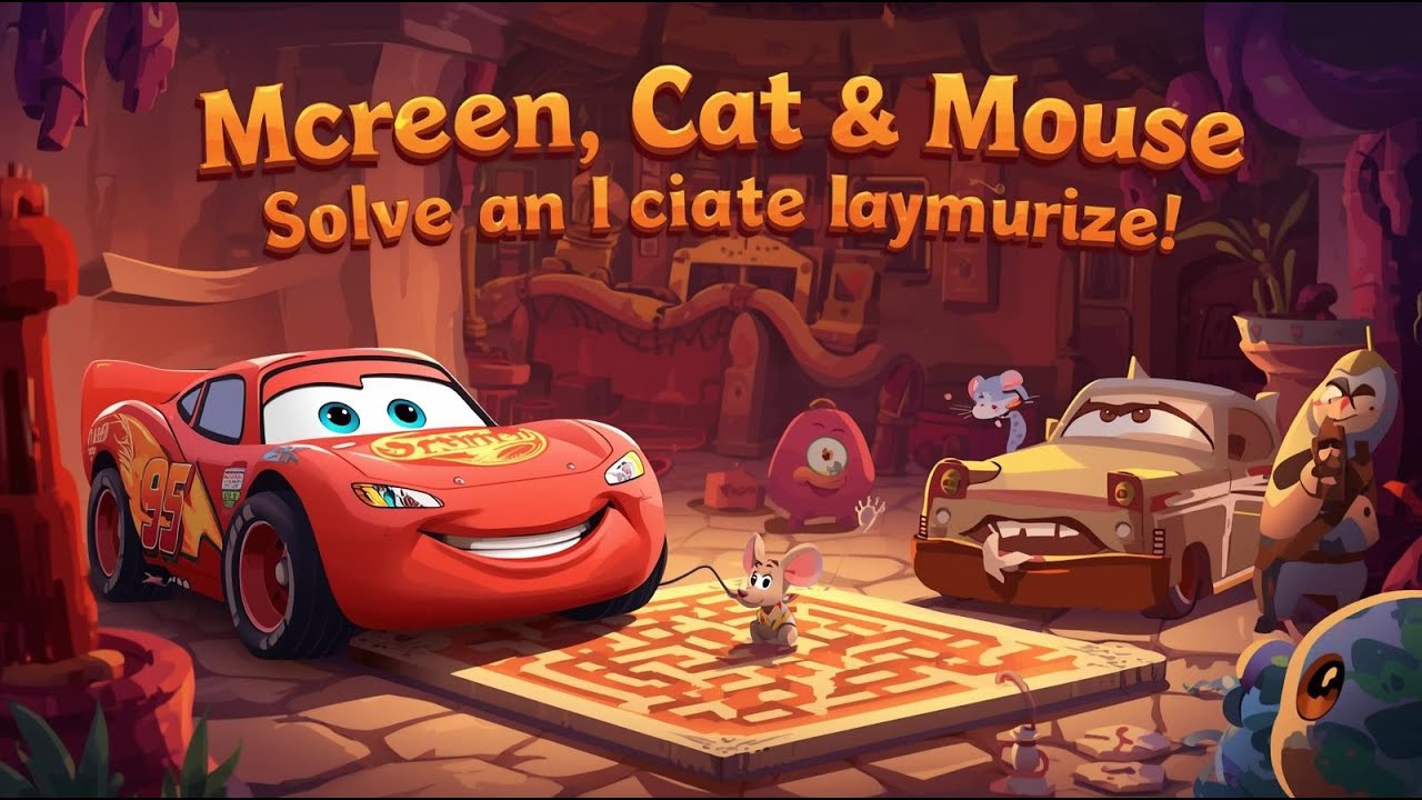 🧩🚗 McQueen, Cat & Mouse Solve an Ancient Puzzle! 🐱🐭