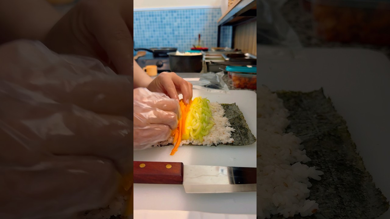 New kimbap shop alert!Delicious and reasonable kimbap at Nayagaun TaxiChowk Pokhara@pokhrelisuraj