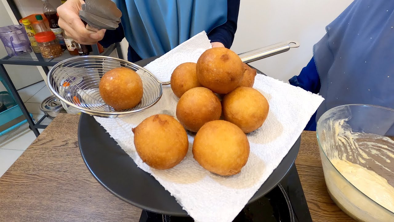 Kuih Bom Mak Saya beserta tips untuk bagi kuih bom ni meletop