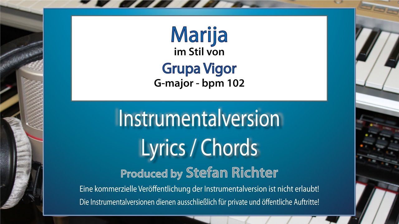 Marija - Grupa Vigor - Instrumental