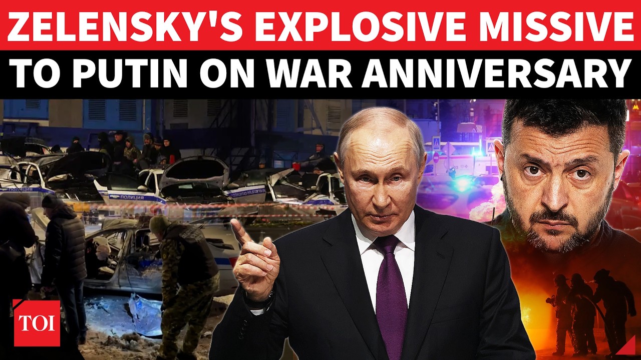 Zelensky RARE & BOLD Missive To Putin As Deadly Blast Rocks Kremlin’s ‘Backyard’ On War Anniversary