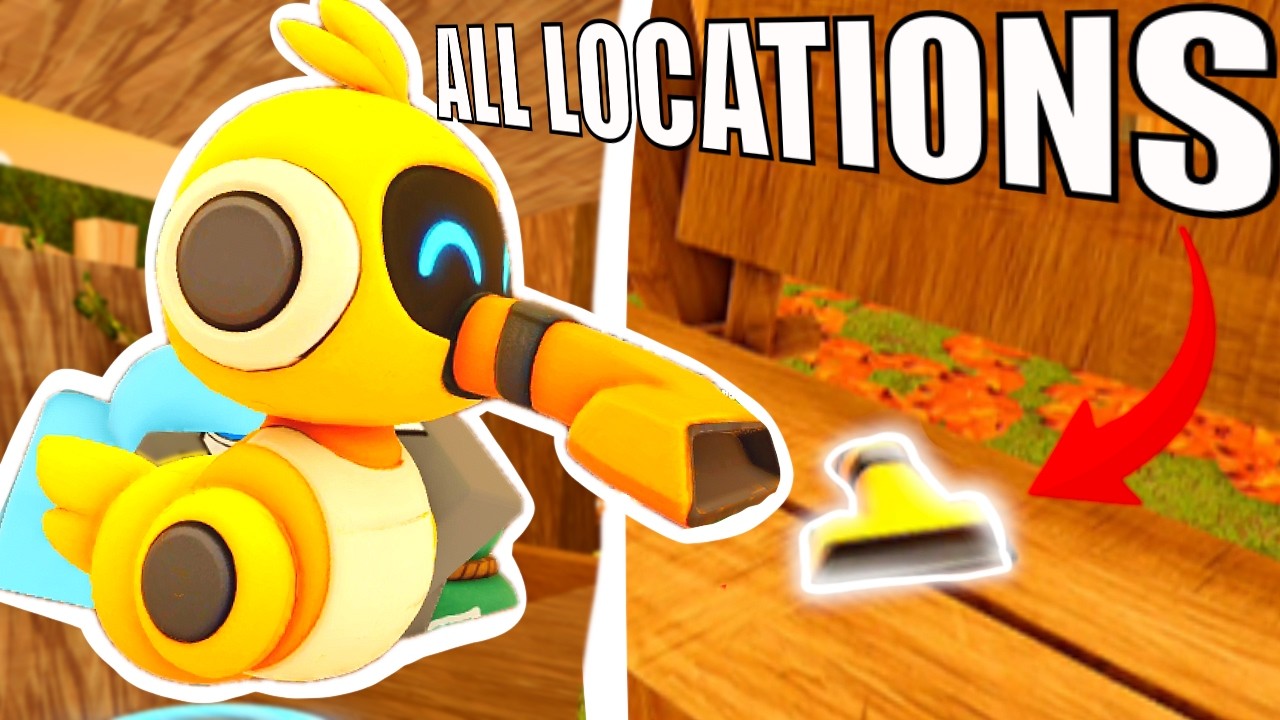 Как найти ВСЕ части Duck Bot (Roblox Clean all the leaves!)