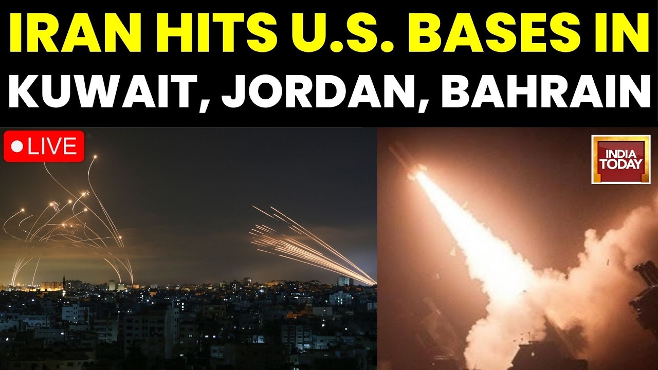 Iran Strikes US Bases News LIVE: Iran Hits Jordan, Kuwait & Bahrain In Retaliatory Strikes