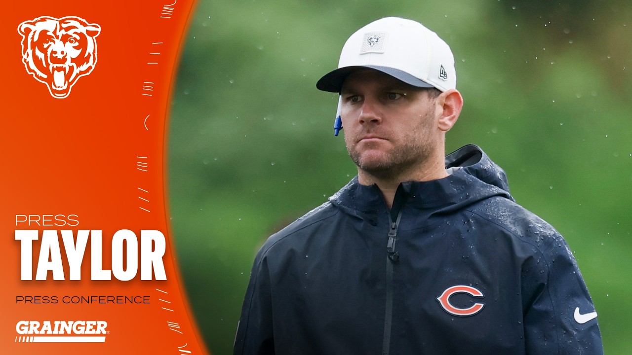 Press Taylor discusses offense&rsquo;s progress through first week of training camp | Press Conference