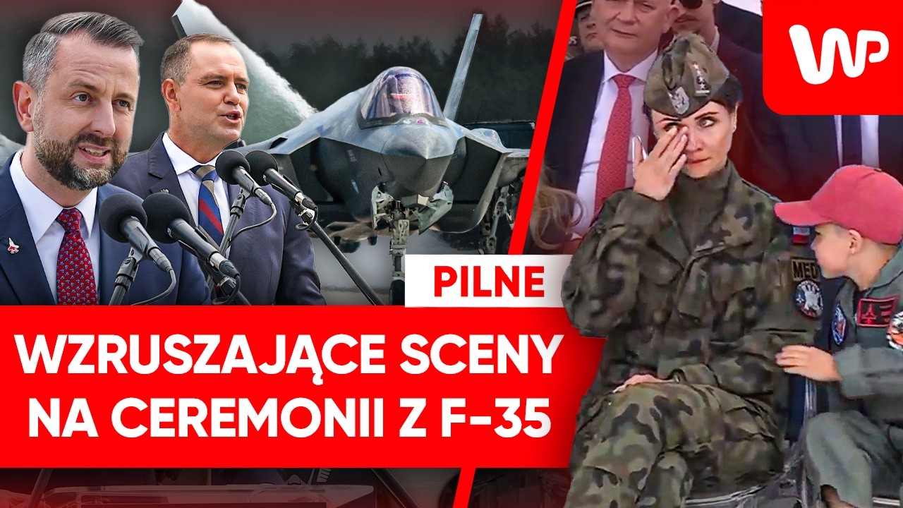 Wzruszający moment przy F-35. Wdowa po 