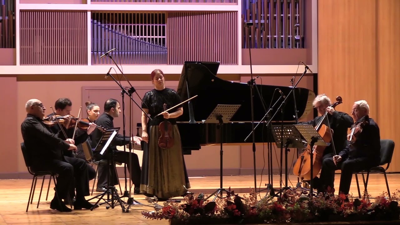 Chausson ConcertforViolin,Piano&String Quart by V.Tchumburidze, M. Nakhapetov &GeorgianStringQuartet