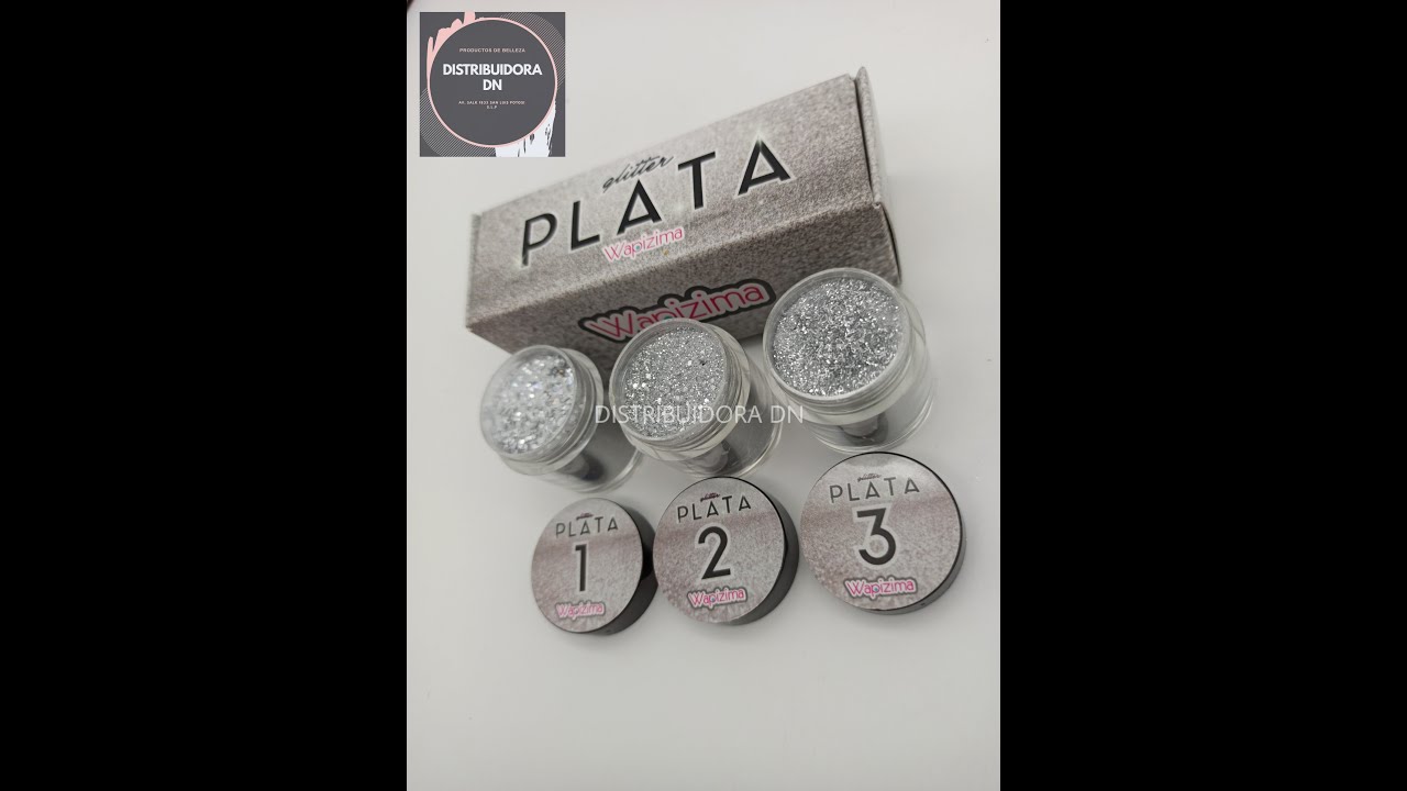 Coleccion Glitter Plata Wapizima