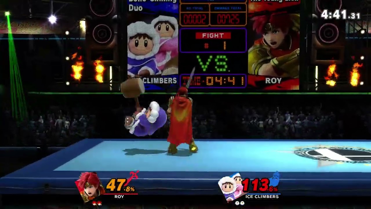 Roy(me) vs Ice Climbers(online player) #gaming #smashultimate #explore #nintendoswitch