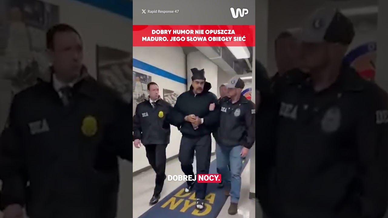 Pierwsze słowa Maduro po zatrzymaniu. Nagranie niesie się po sieci