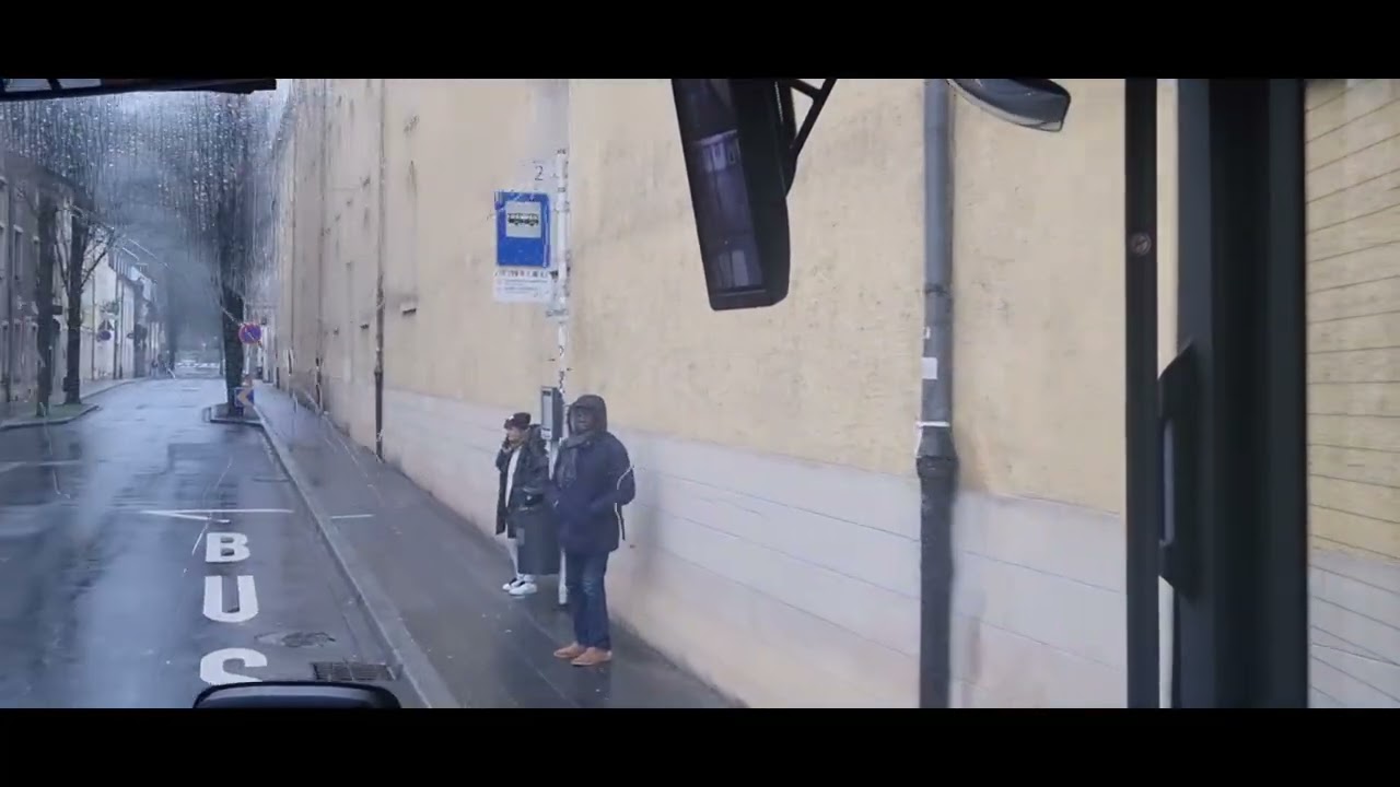 Bus ride in Luxembourg 