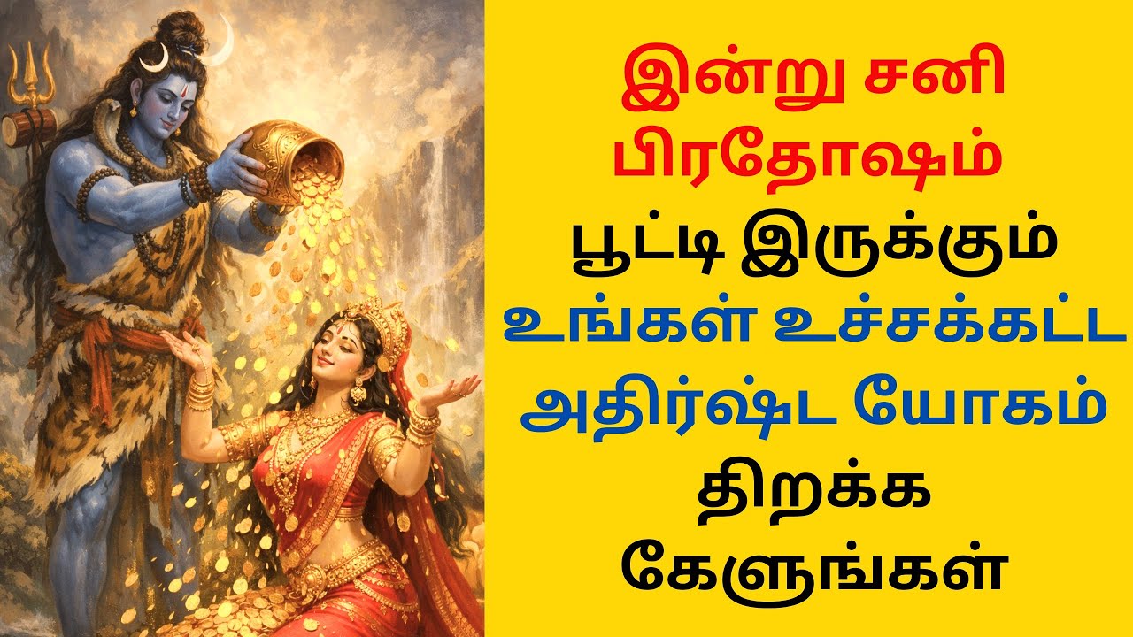 இன்று சனி மஹா பிரதோஷம் உச்சக்கட்ட பலன் கிடைக்க கேளுங்கள்