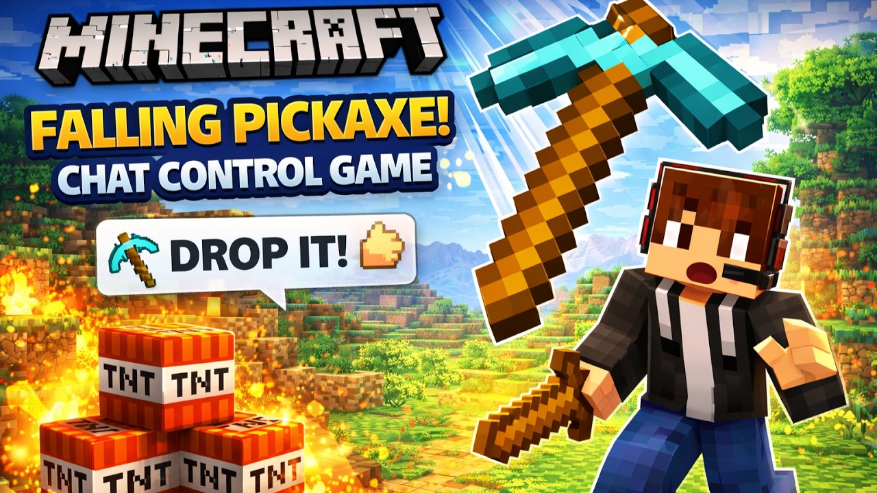 FALLING PICKAXE LIVE #5  CHAT CONTROL MY SCREEN | GG ALEX IS LIVE