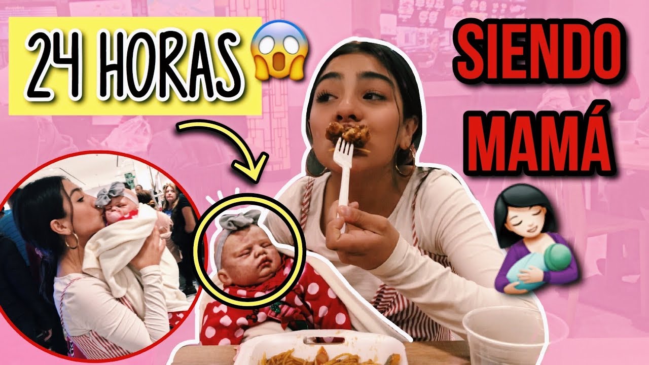 24 HORAS SIENDO MAMÁ DE UN BEBE (Melanie)