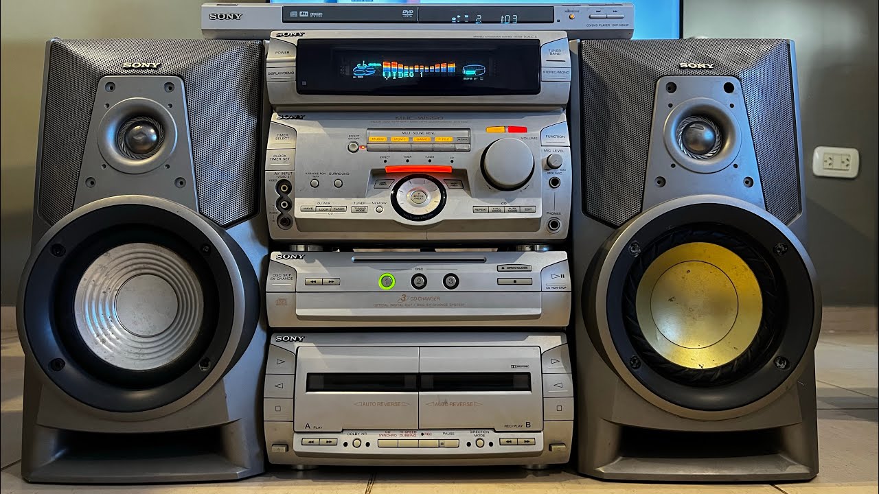 Sony MHC W550 Prueba de sonido