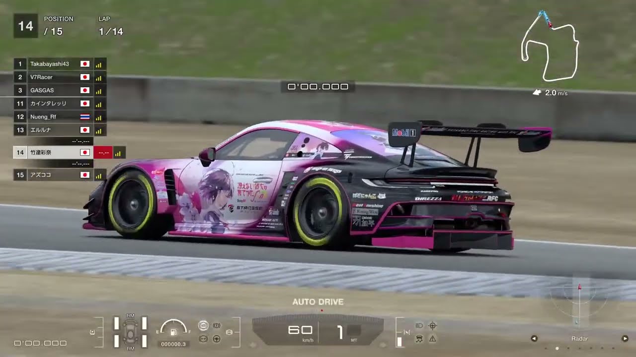 GT7 デイリーレースC ラグナセカgr3 ノータイムチャレンジ