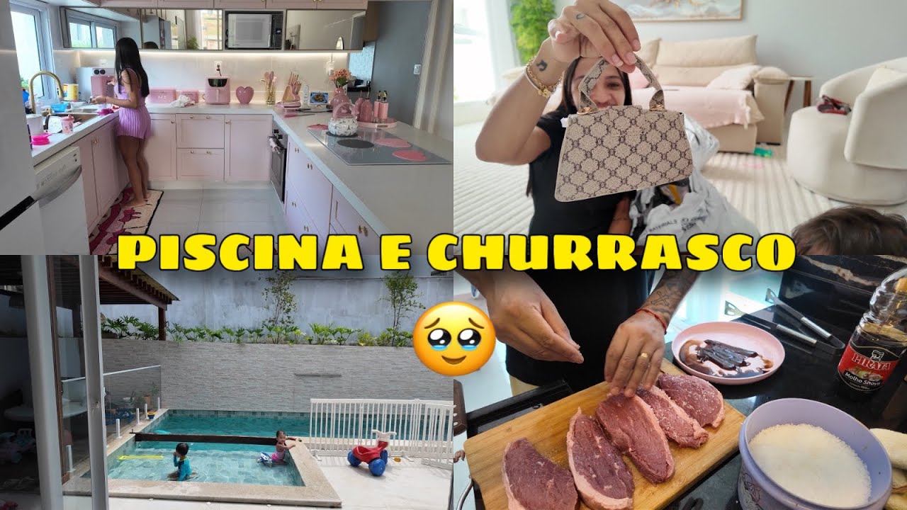 ESTAMOS COM VISITA EM CASA | AMANHÃ É O GRANDE DIA | ELES FORAM PARA PISCINA + LOOKS DA SHEIN 