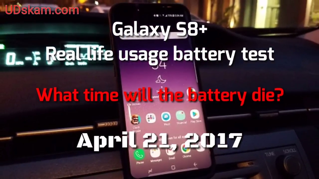 Samsung Galaxy S8+ Plus Battery Test - How Long Does the S8 Plus Battery Last?