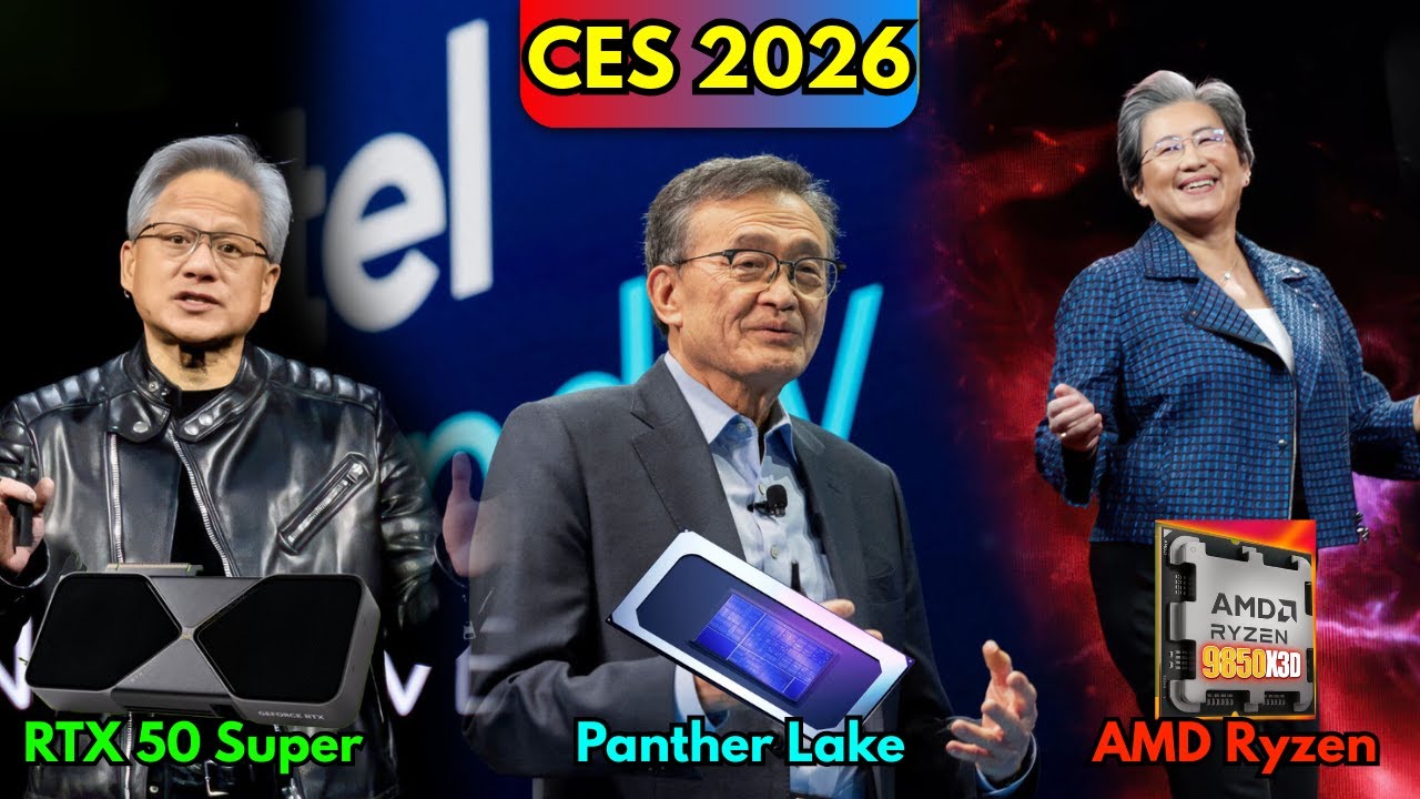CES 2026: чего ожидать от AMD, NVIDIA и Intel в следующем году?
