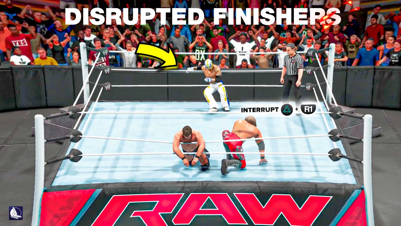 Best ever DISRUPTED finishers in WWE 2K