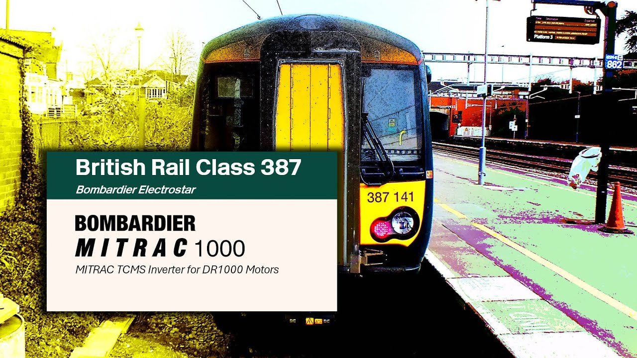 Bombardier IGBT VVVF | Class 387 Traction Sound | PWM Inverter - Class 387 Inductor Recording
