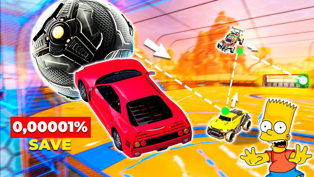 1 из 1 000 000 моментов в Rocket League! #26 (ТОП-100)