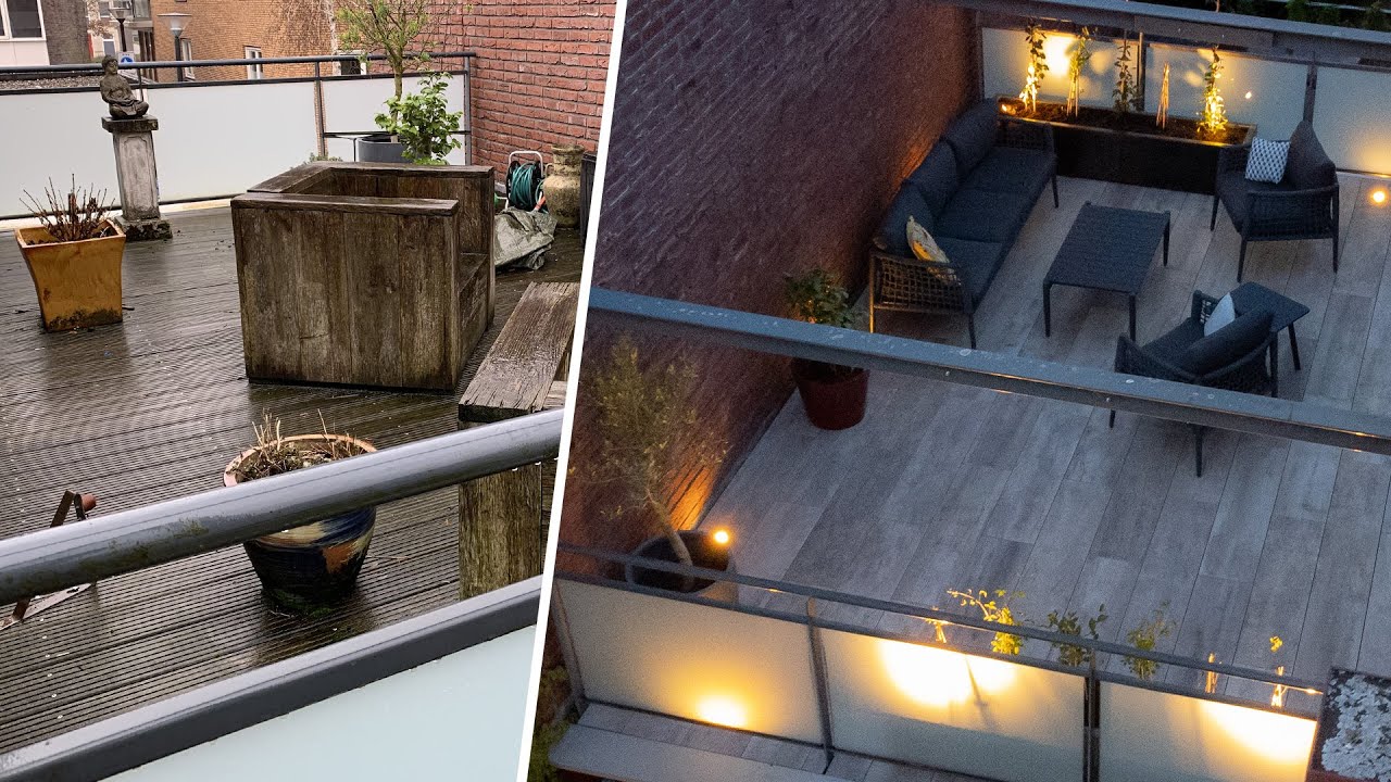 Van ROMMELIG naar LUXE LOUNGE dakterras in Amersfoort | Project van de maand | April 2022