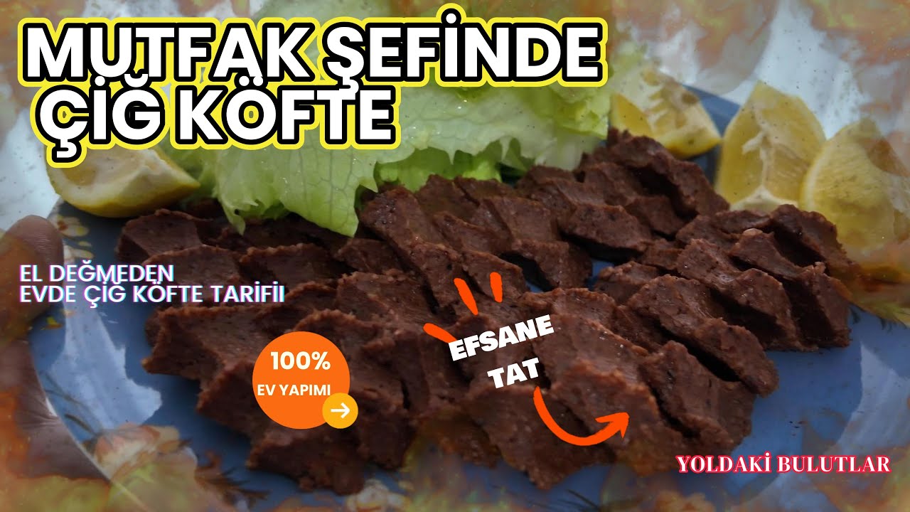 MUTFAK ŞEFİNDE ÇİĞ KÖFTE TARİFİ | EL DEĞMEDEN ÇİĞ KÖFTE #çiğköftetarifi #çiğköfte